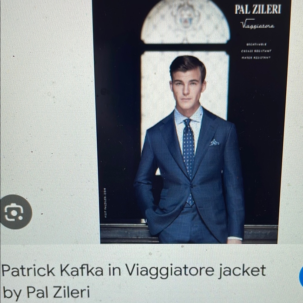 Pal Zileri viaggiatore 100% wool grey suit